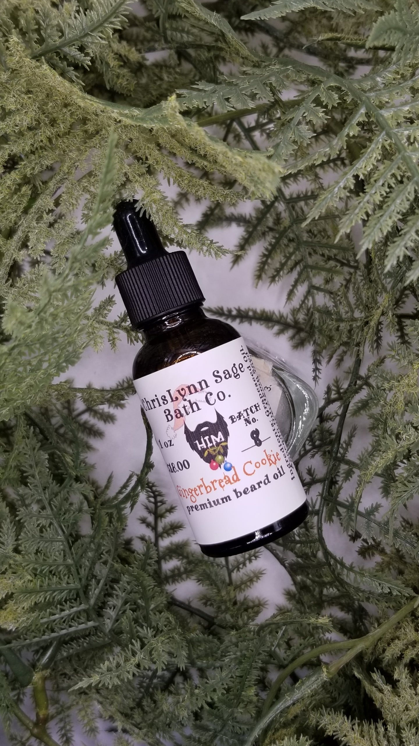 Gingerbread Cookie, HIM beard oil - Sugar + Spice + Ginger + Vanilla