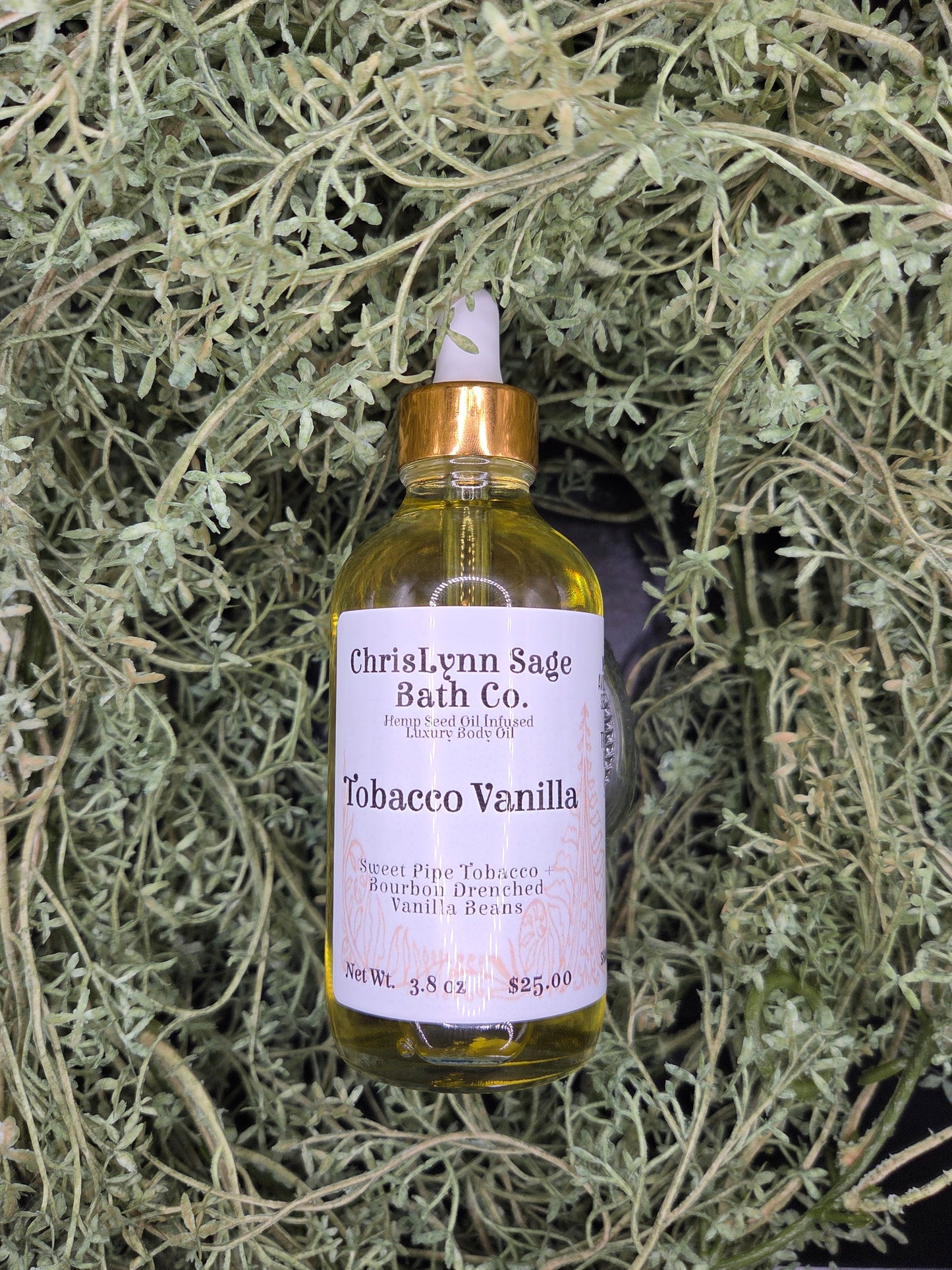 Tobacco Vanilla Body Oil - Sweet Pipe Tobacco + Bourbon Drenched Vanilla Beans