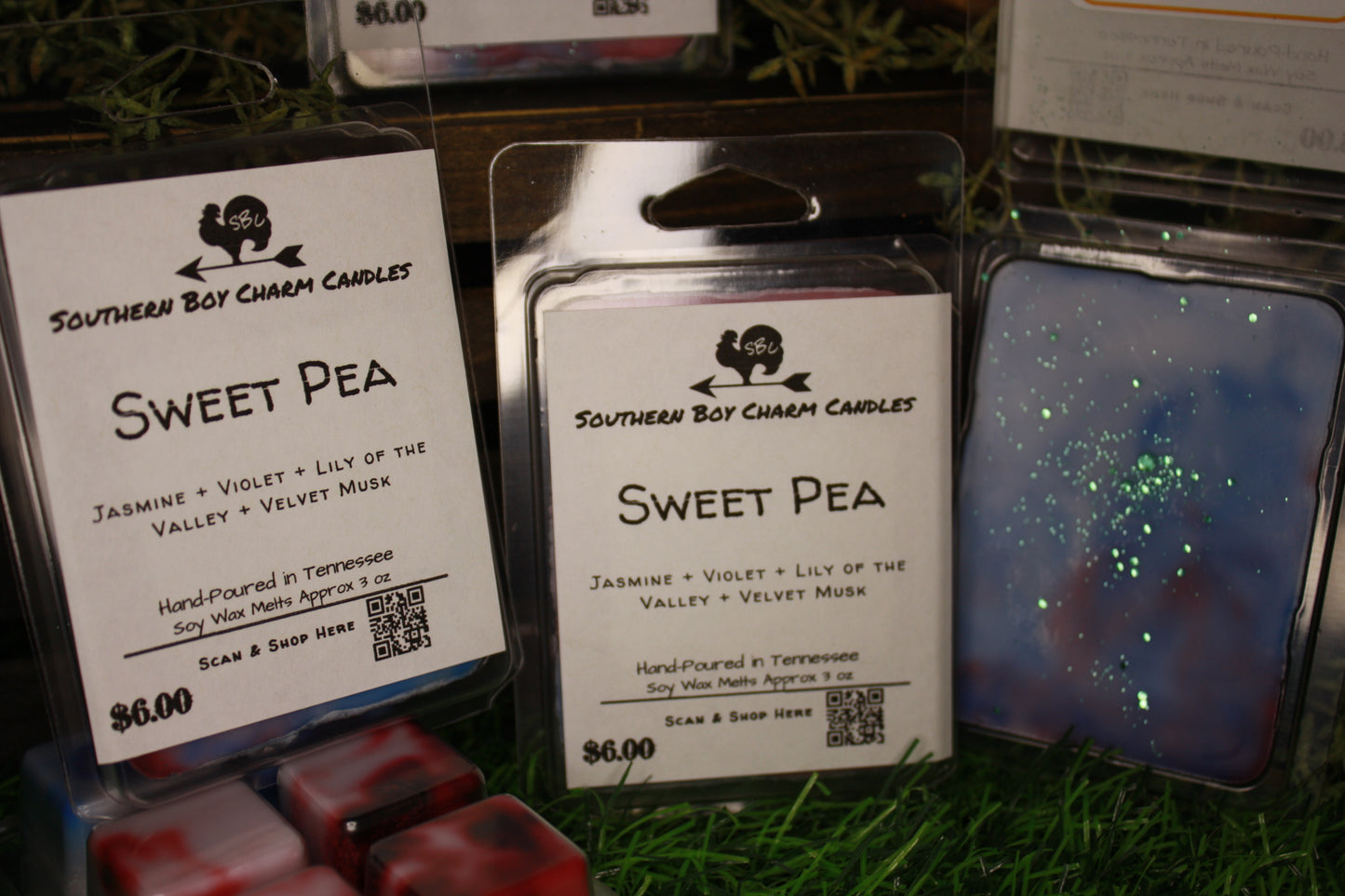Sweet Pea WAX MELTS - Jasmine + Violet + Lily of the Valley + Soft Musk