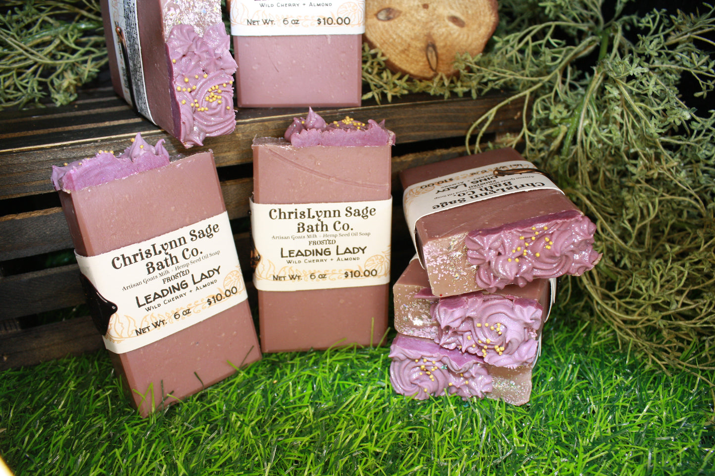 Leading Lady *FROSTED BAR* - Wild Cherry + Almond