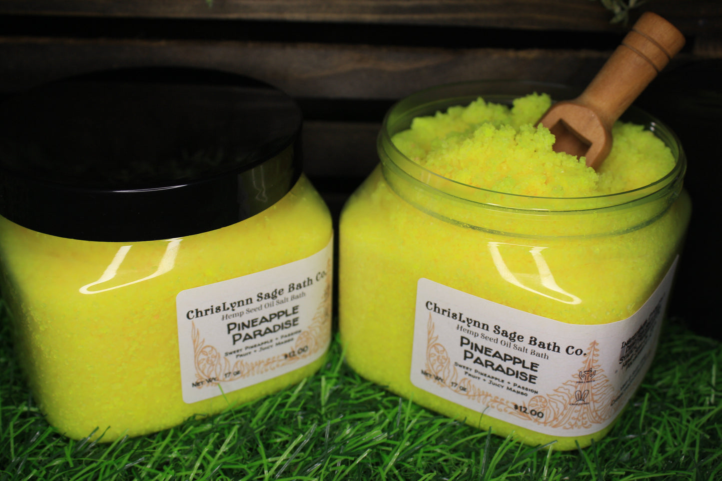 Pineapple Paradise Salt Bath - Sweet Pineapple + Passion Fruit + Juicy Mango