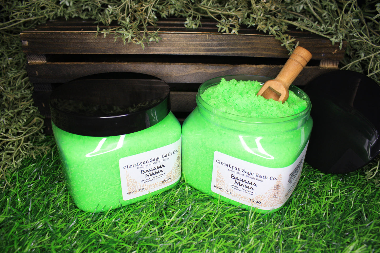 Bahama Mama Salt Bath - Orange + Pineapple + Coconut + Cherry