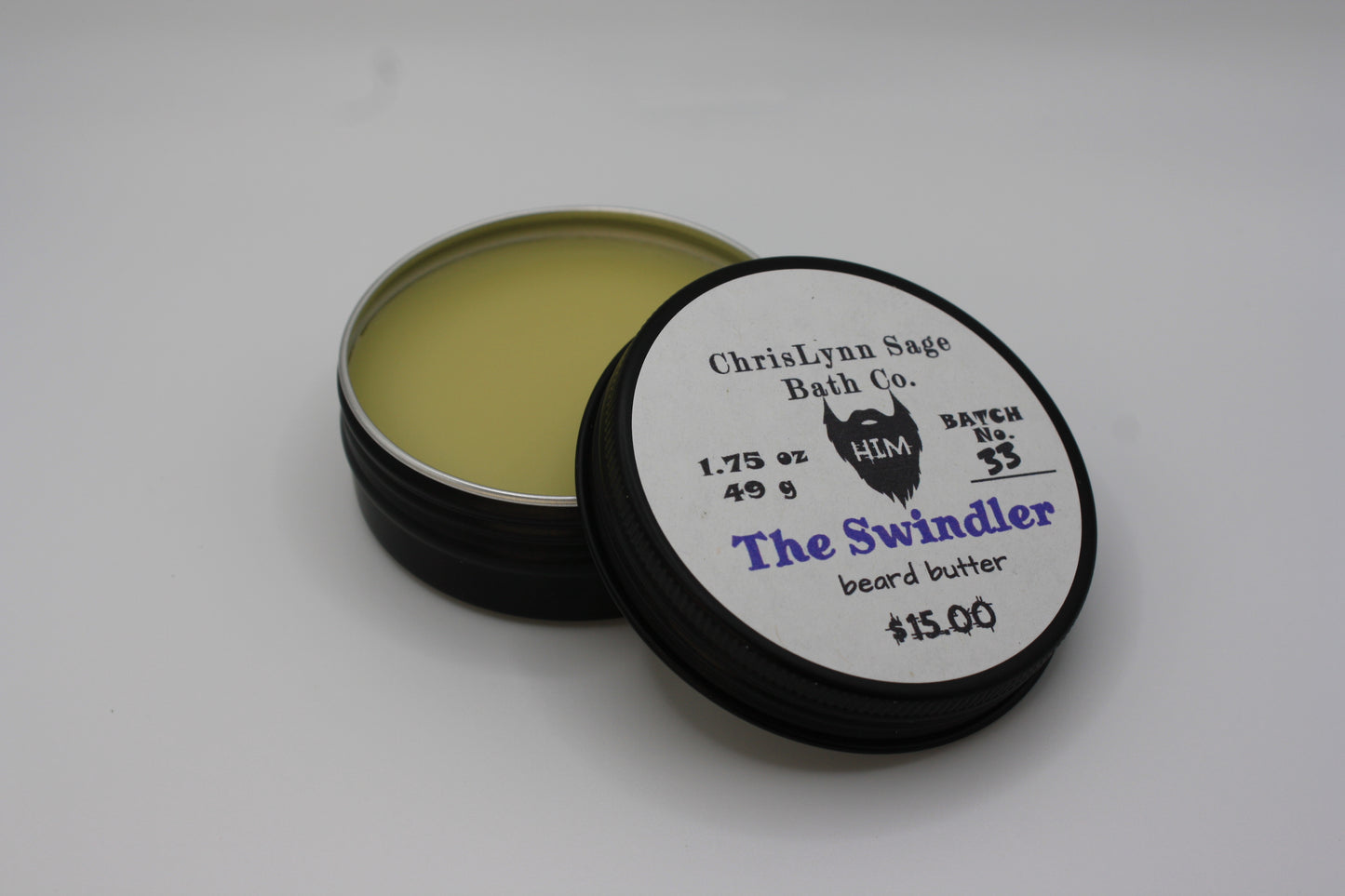 The Swindler, HIM beard butter - Orange + Clove + Cool Mint + Cedar