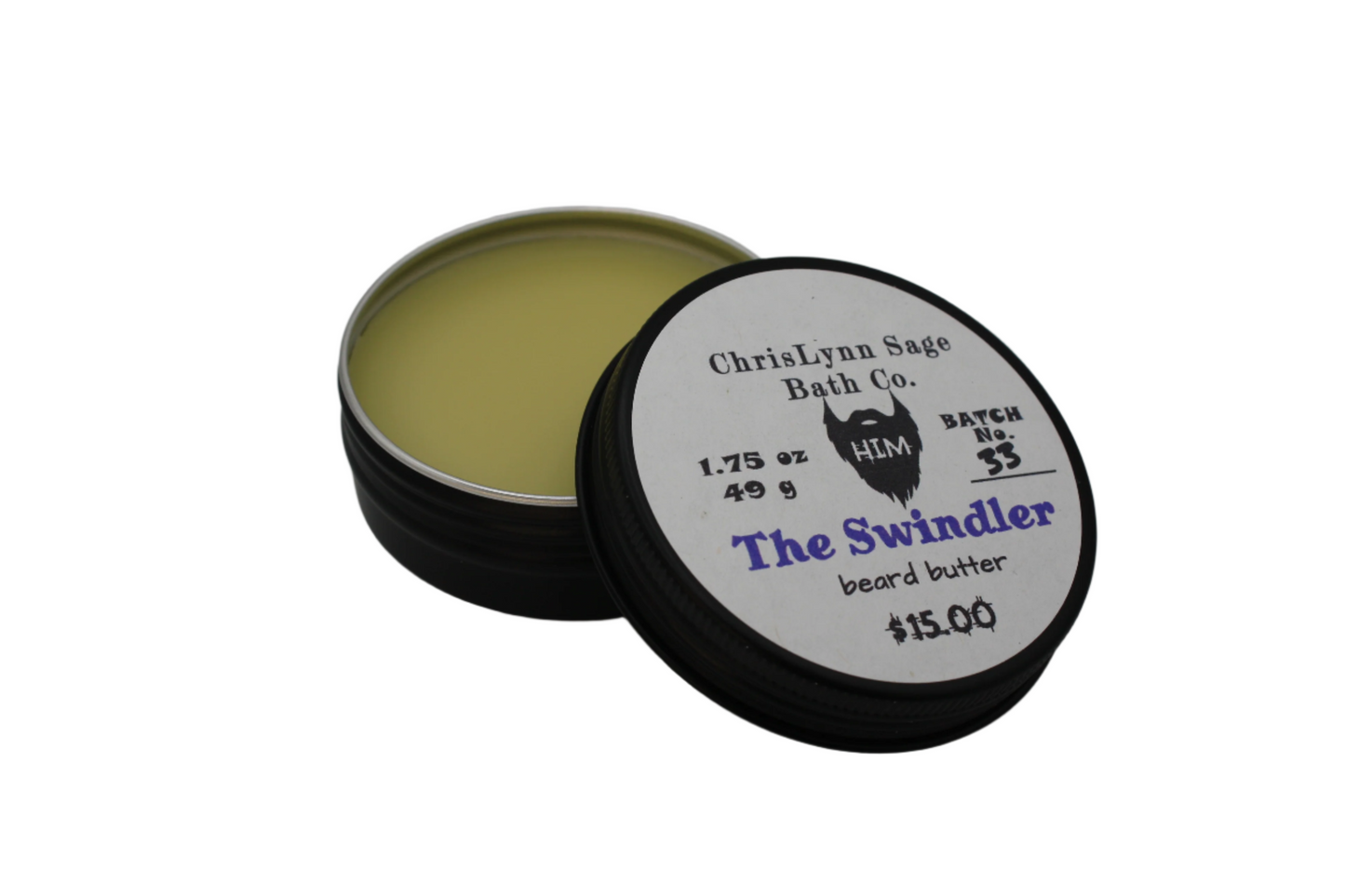 The Swindler, HIM beard butter - Orange + Clove + Cool Mint + Cedar