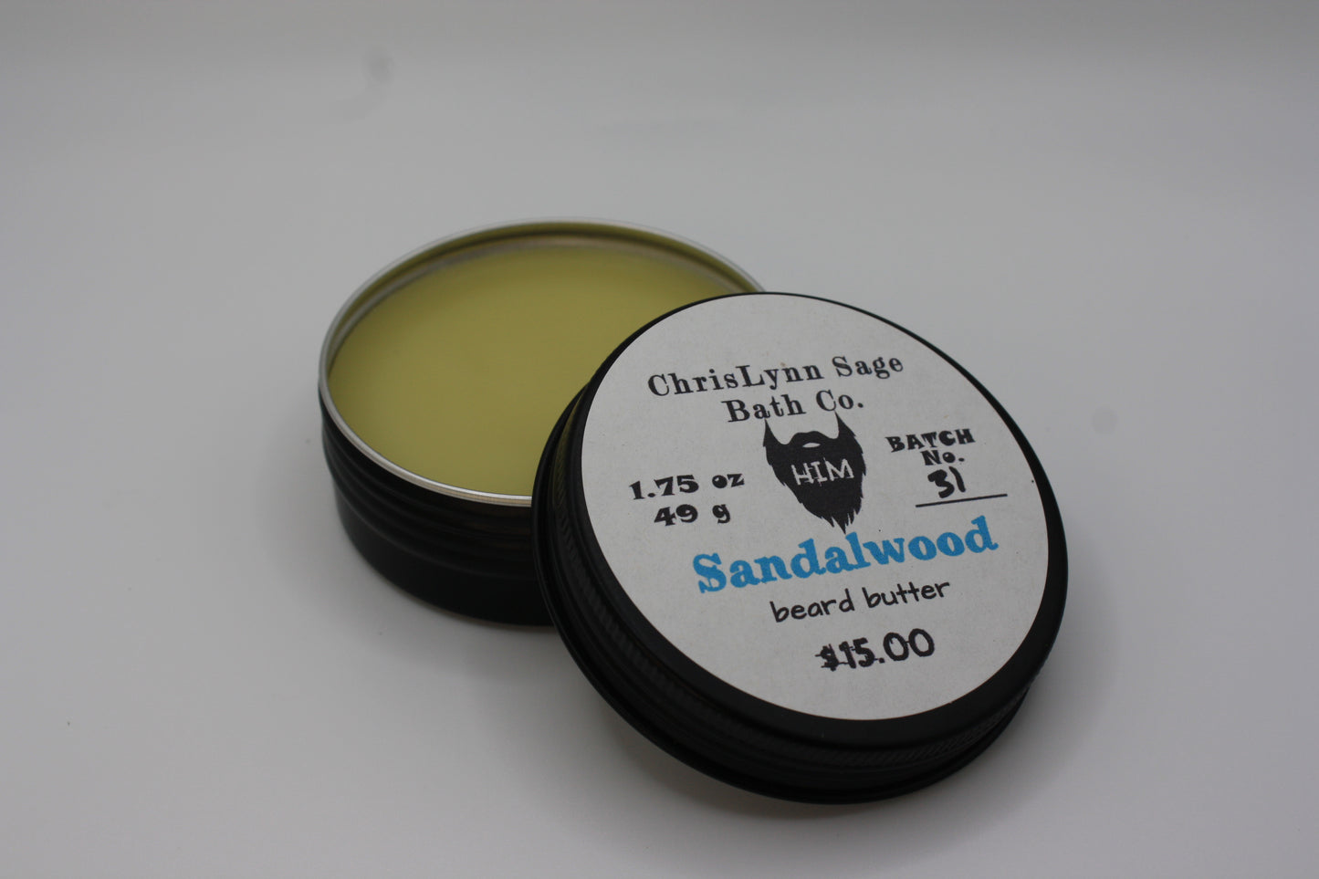 Sandalwood, HIM beard butter - Rich Sandalwood + Soft Musk