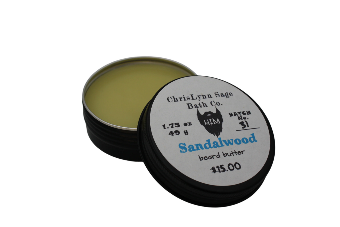 Sandalwood, HIM beard butter - Rich Sandalwood + Soft Musk