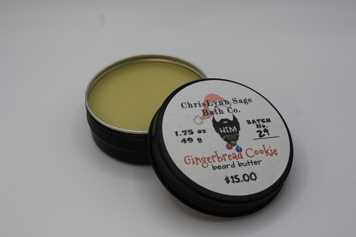 Gingerbread Cookie, HIM beard butter - Sugar + Spice + Ginger + Vanilla