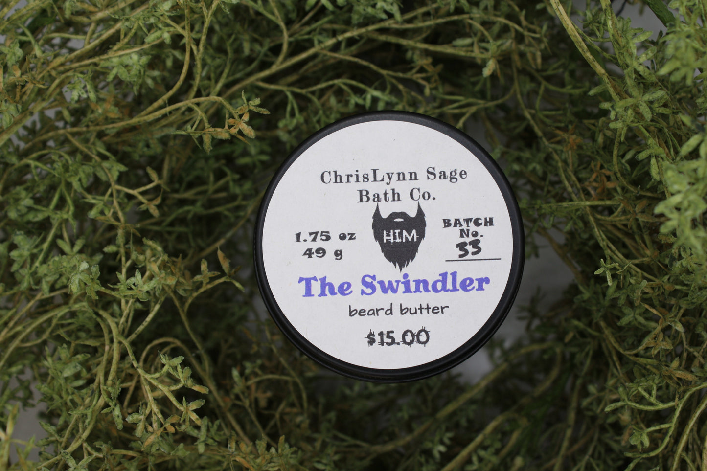 The Swindler, HIM beard butter - Orange + Clove + Cool Mint + Cedar
