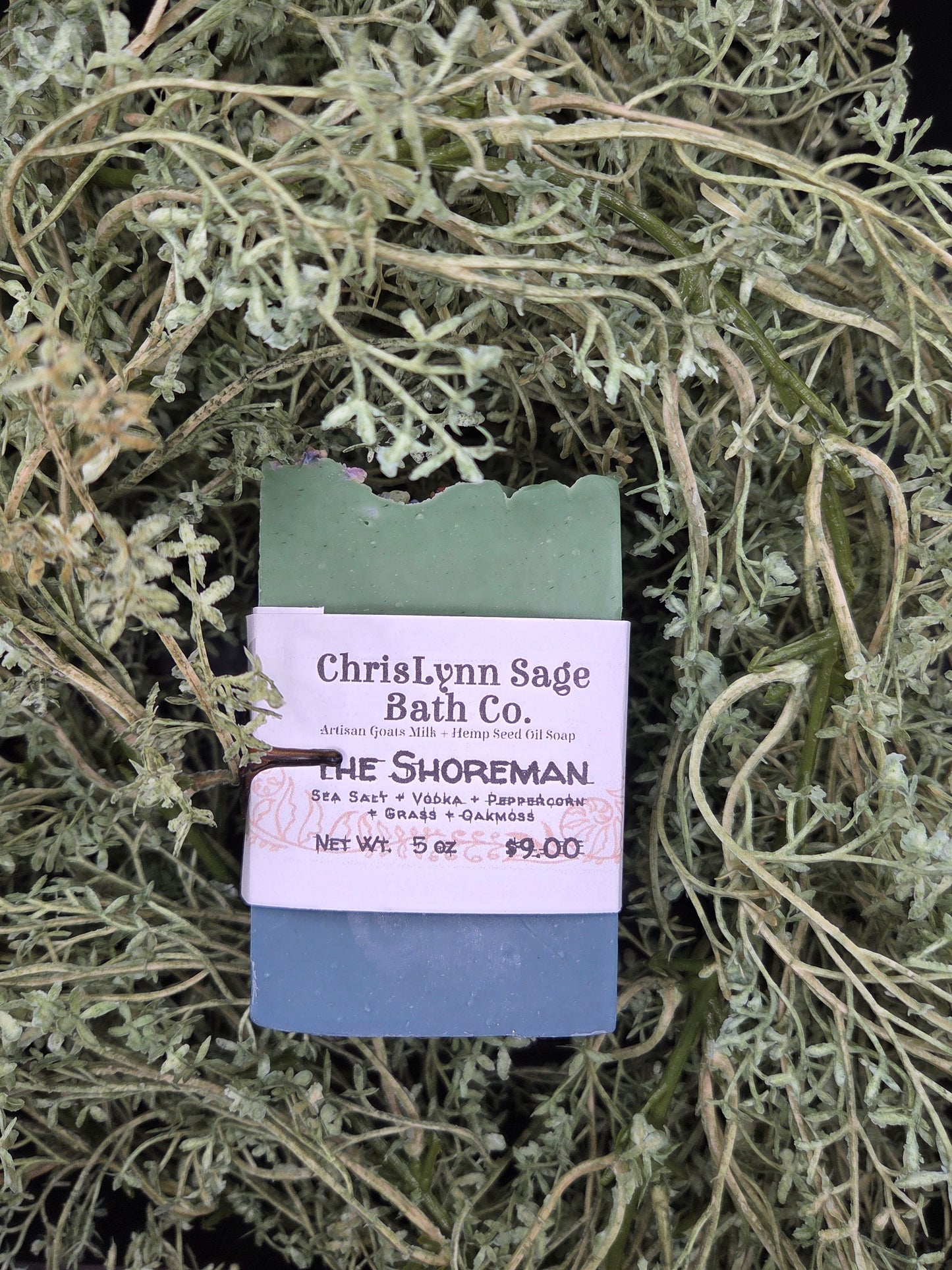 The Shoreman - Sea Salt + Vodka + Peppercorn + Grass + Oakmoss
