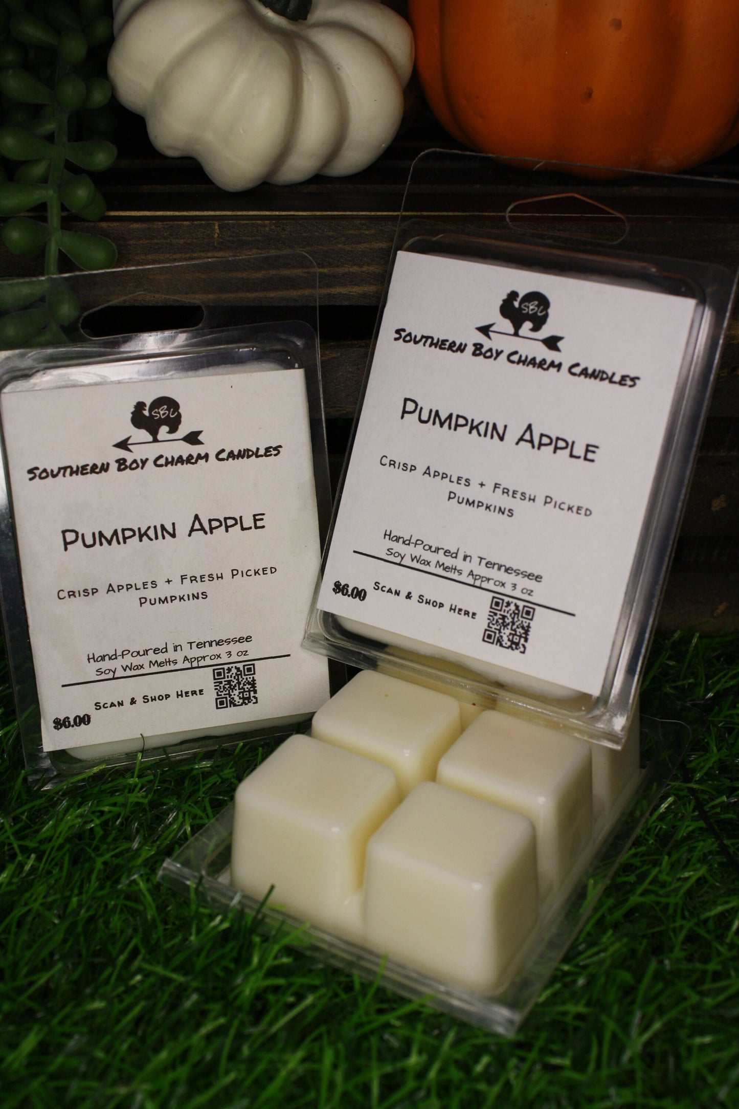 Pumpkin Apple WAX MELTS - Crisp Apples + Fresh Picked Pumpkins