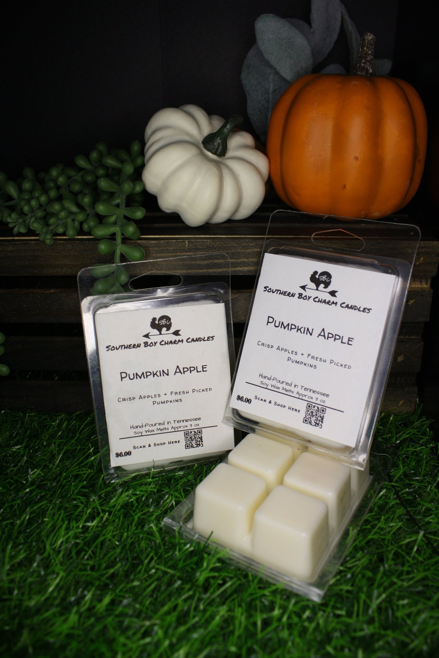 Pumpkin Apple WAX MELTS - Crisp Apples + Fresh Picked Pumpkins