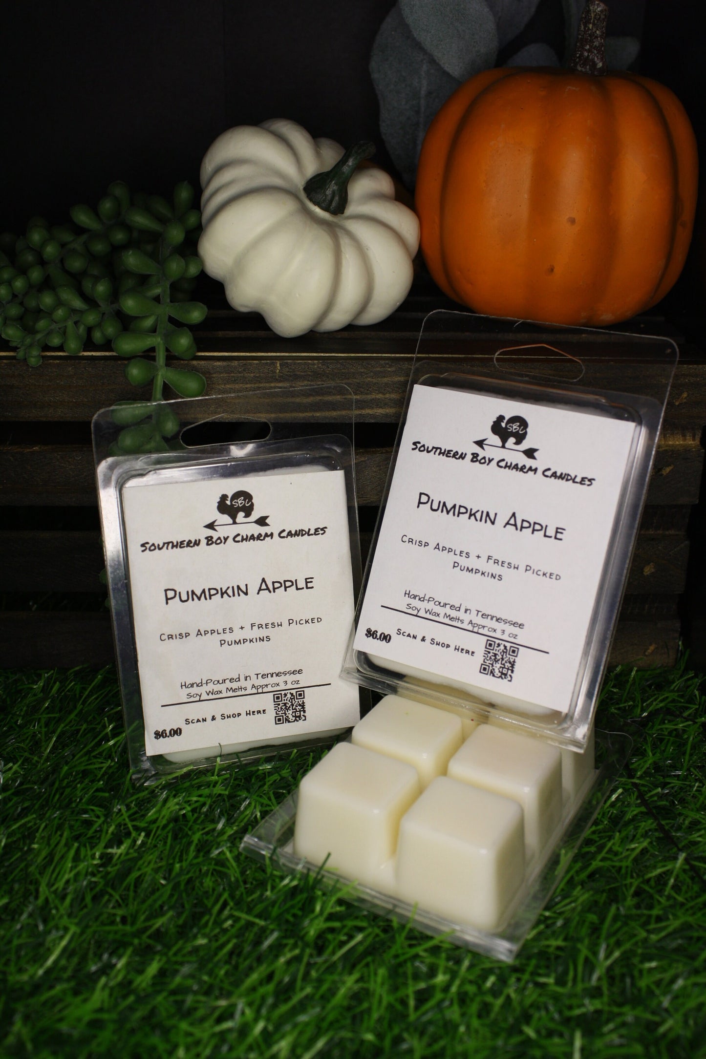 Pumpkin Apple WAX MELTS - Crisp Apples + Fresh Picked Pumpkins