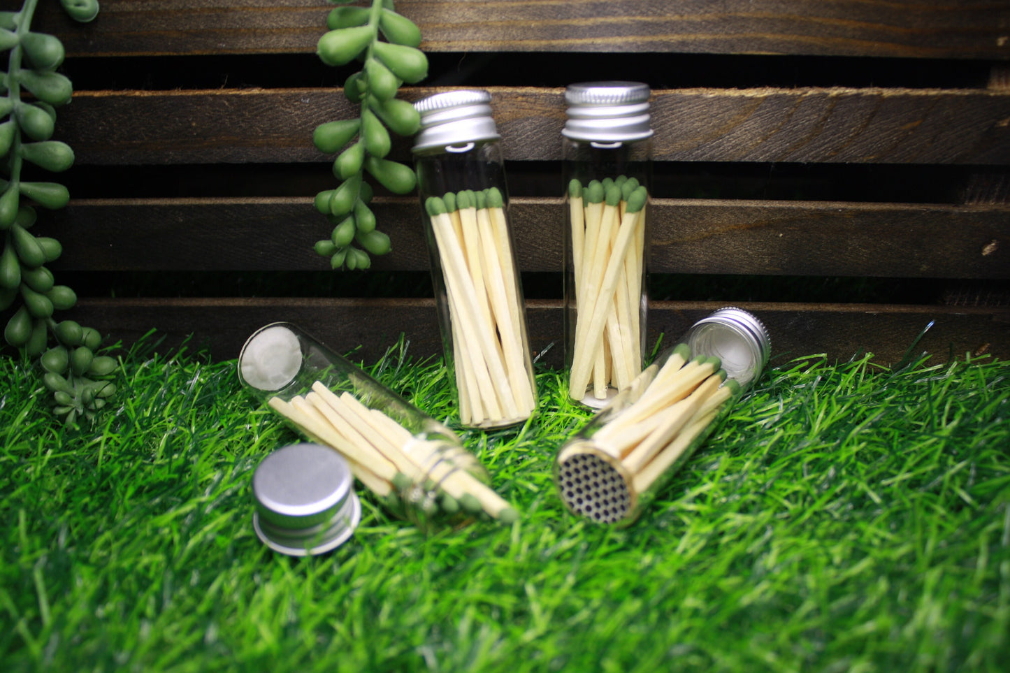 Match Stick Jar With Striker