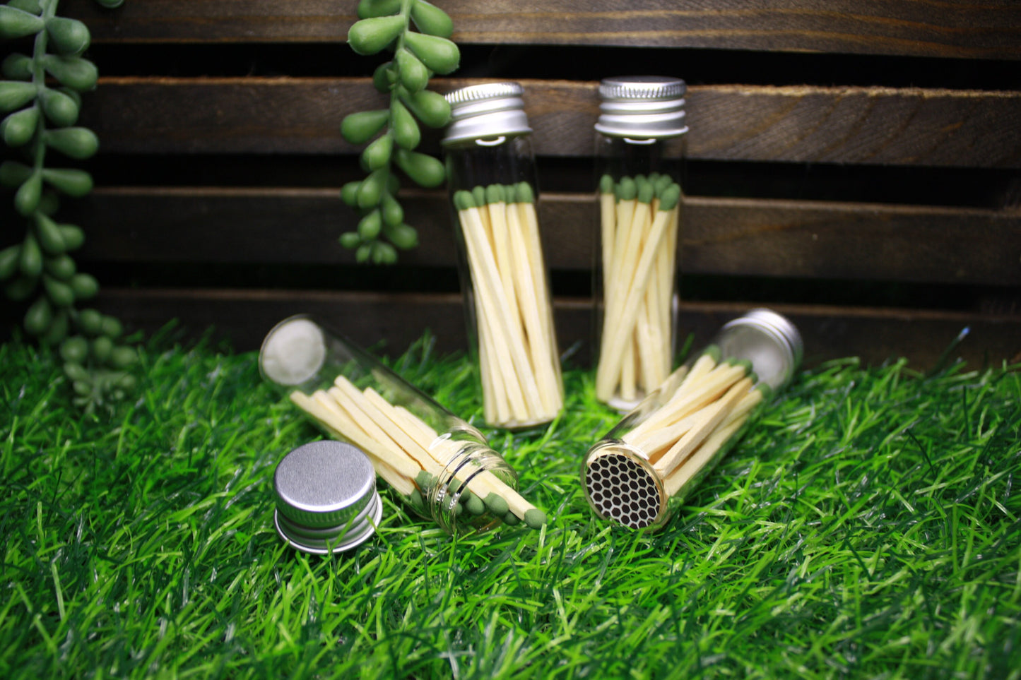 Match Stick Jar With Striker