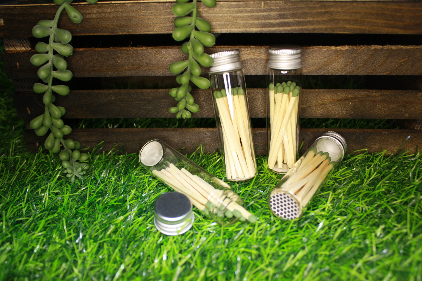 Match Stick Jar With Striker