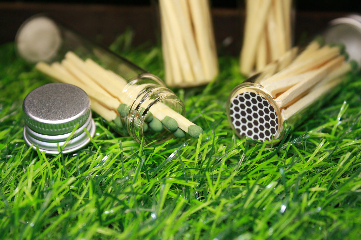 Match Stick Jar With Striker