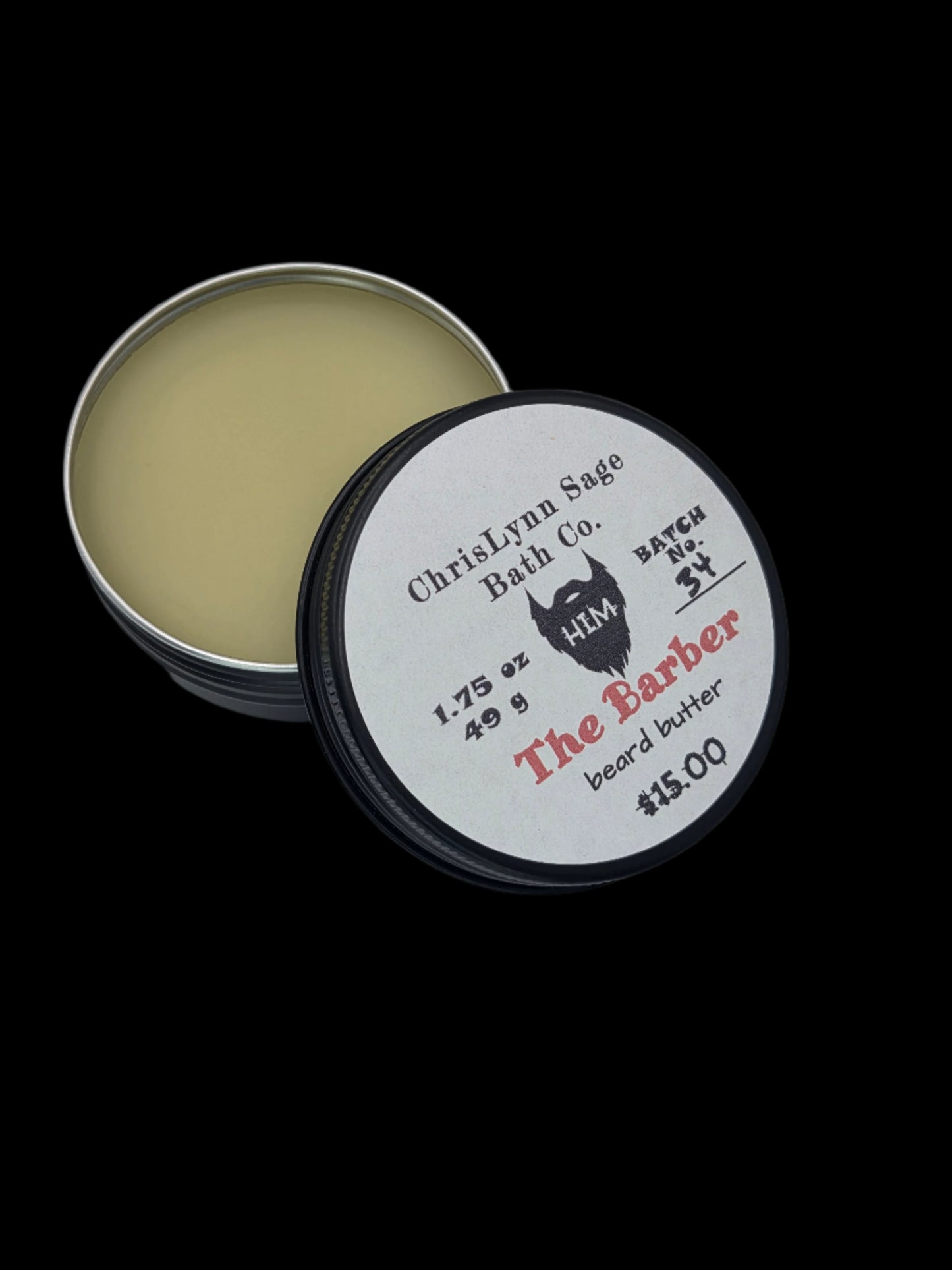 The Barber - HIM beard butter - Musk + Rum + Amber + Powder