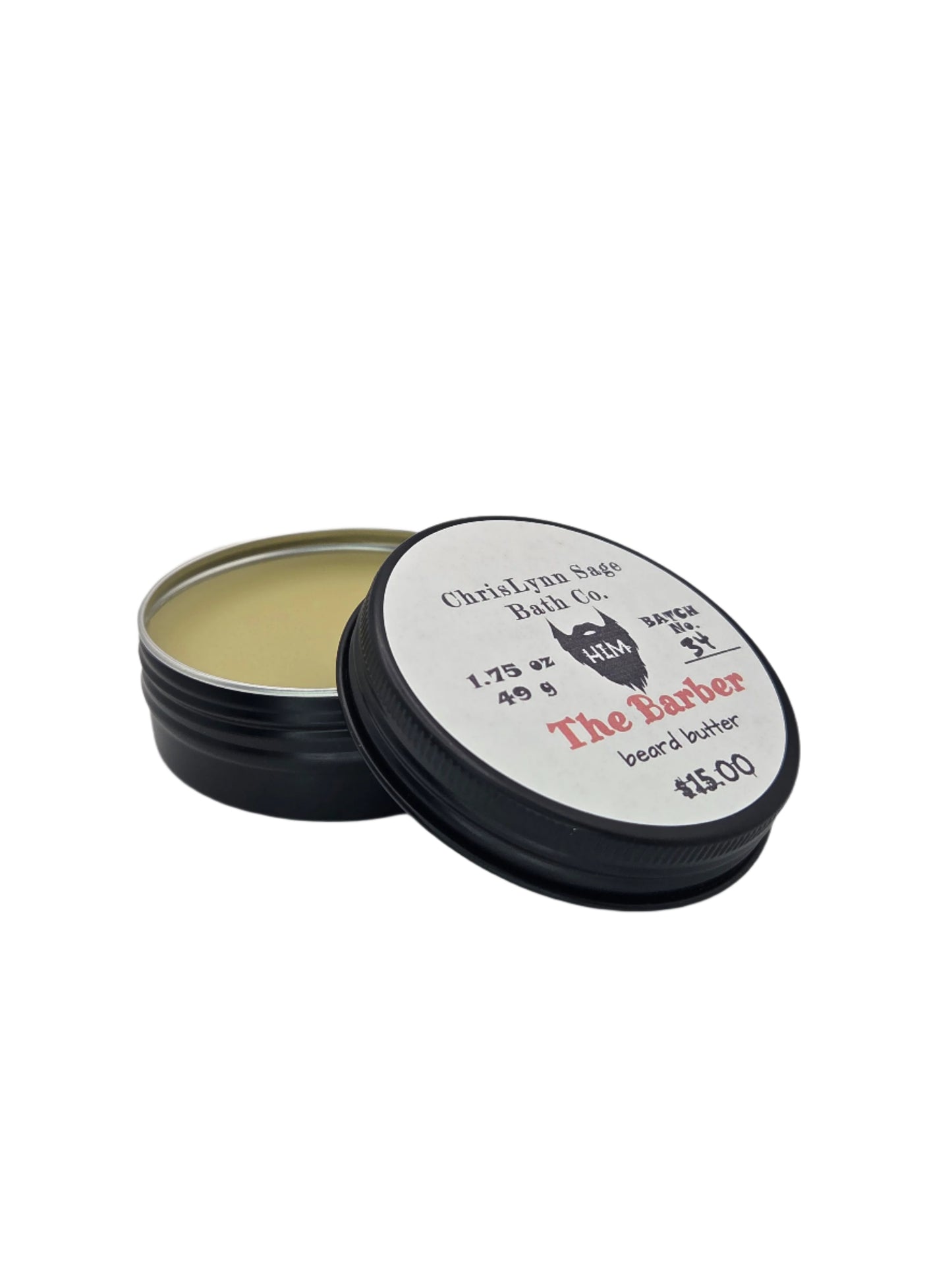 The Barber - HIM beard butter - Musk + Rum + Amber + Powder