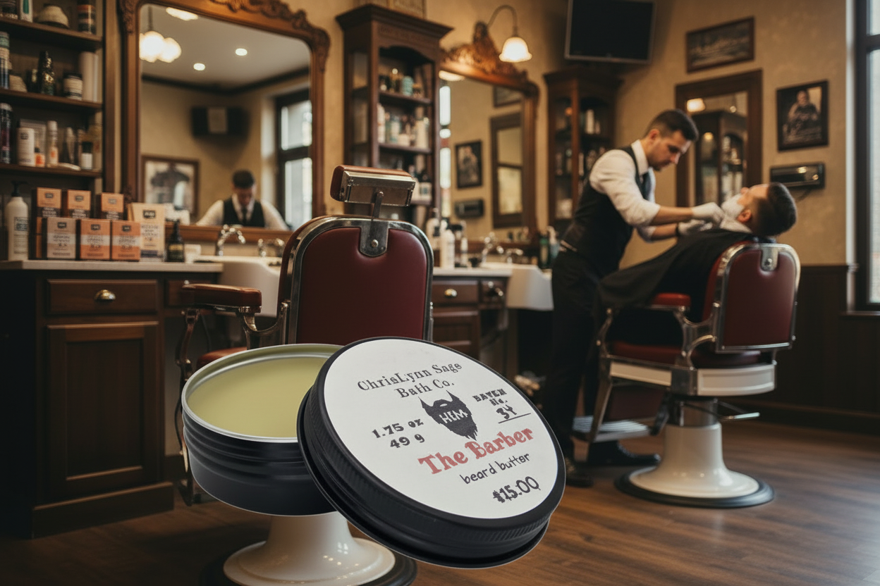 The Barber - HIM beard butter - Musk + Rum + Amber + Powder