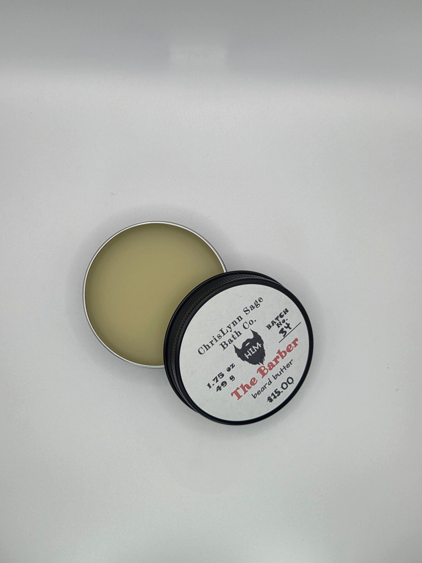 The Barber - HIM beard butter - Musk + Rum + Amber + Powder