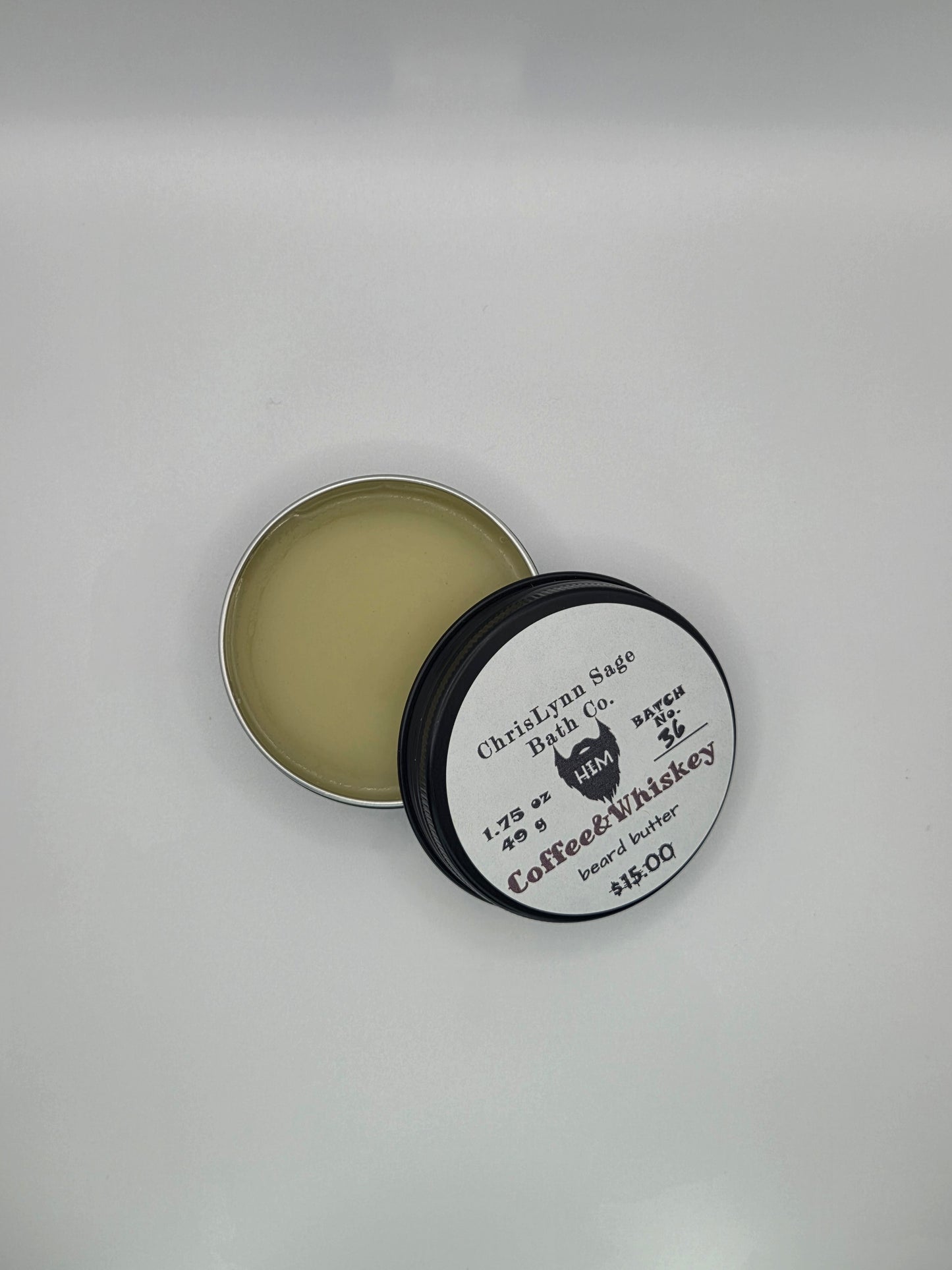 Coffee&Whiskey - HIM beard butter - Smooth Bourbon + Roasted Coffee + Vanilla Cream