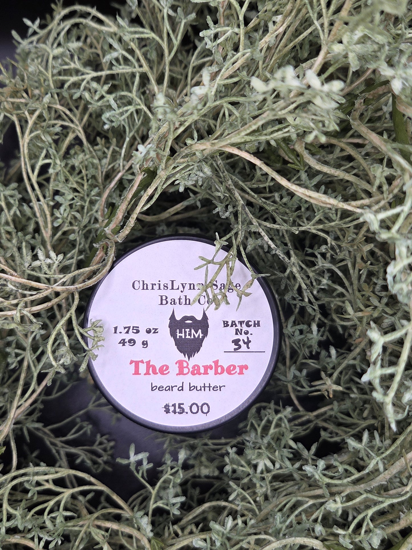 The Barber - HIM beard butter - Musk + Rum + Amber + Powder
