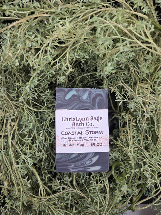 Coastal Storm - Cool Ozone + Rocky Coastline + Sea Moss + Teakwood
