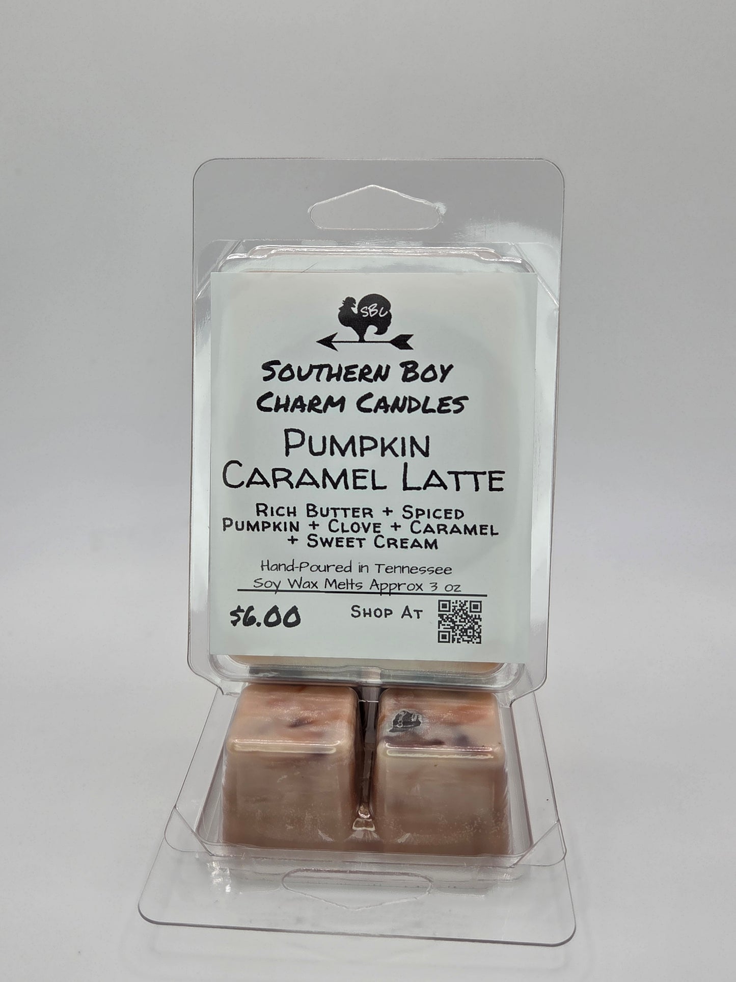 Pumpkin Caramel Latte WAX MELTS - Rich Butter + Spiced Pumpkin + Clove + Caramel + Sweet Cream