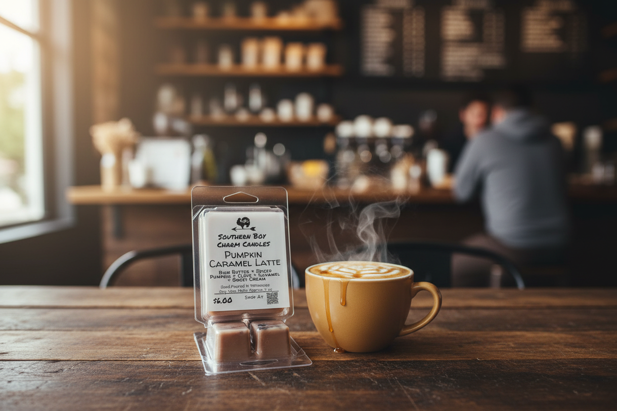 Pumpkin Caramel Latte WAX MELTS - Rich Butter + Spiced Pumpkin + Clove + Caramel + Sweet Cream