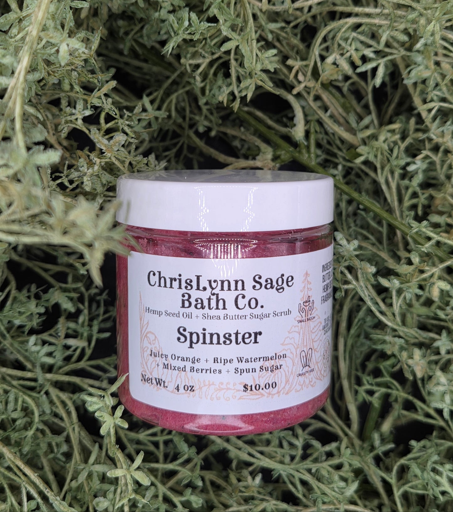 Spinster Sugar Scrub - Juicy Orange + Ripe Watermelon + Mixed Berries + Spun Sugar