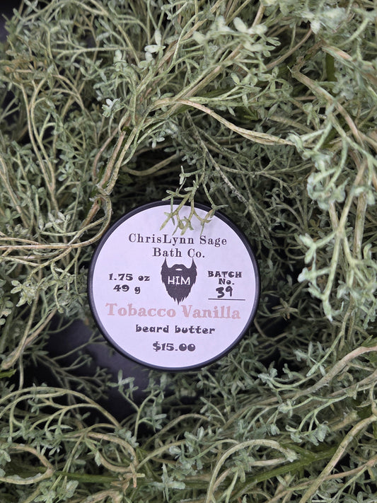 Tobacco Vanilla - HIM beard butter - Tobacco + Vanilla + Clove