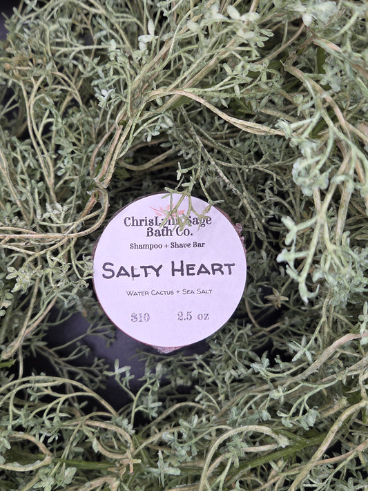 Salty Heart - Water Cactus + Sea Salt