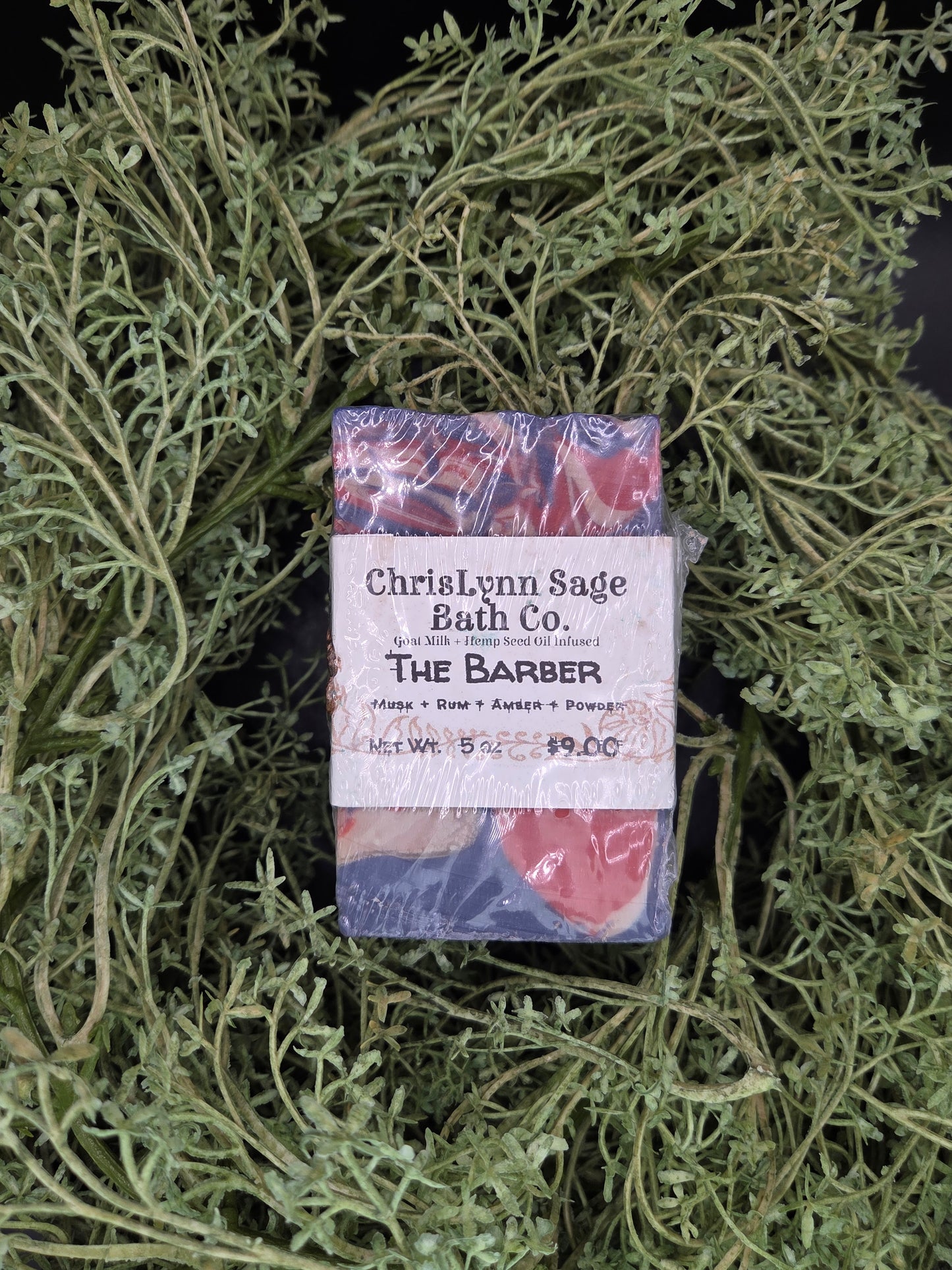 The Barber SOAP BAR - Musk + Rum + Amber + Powder