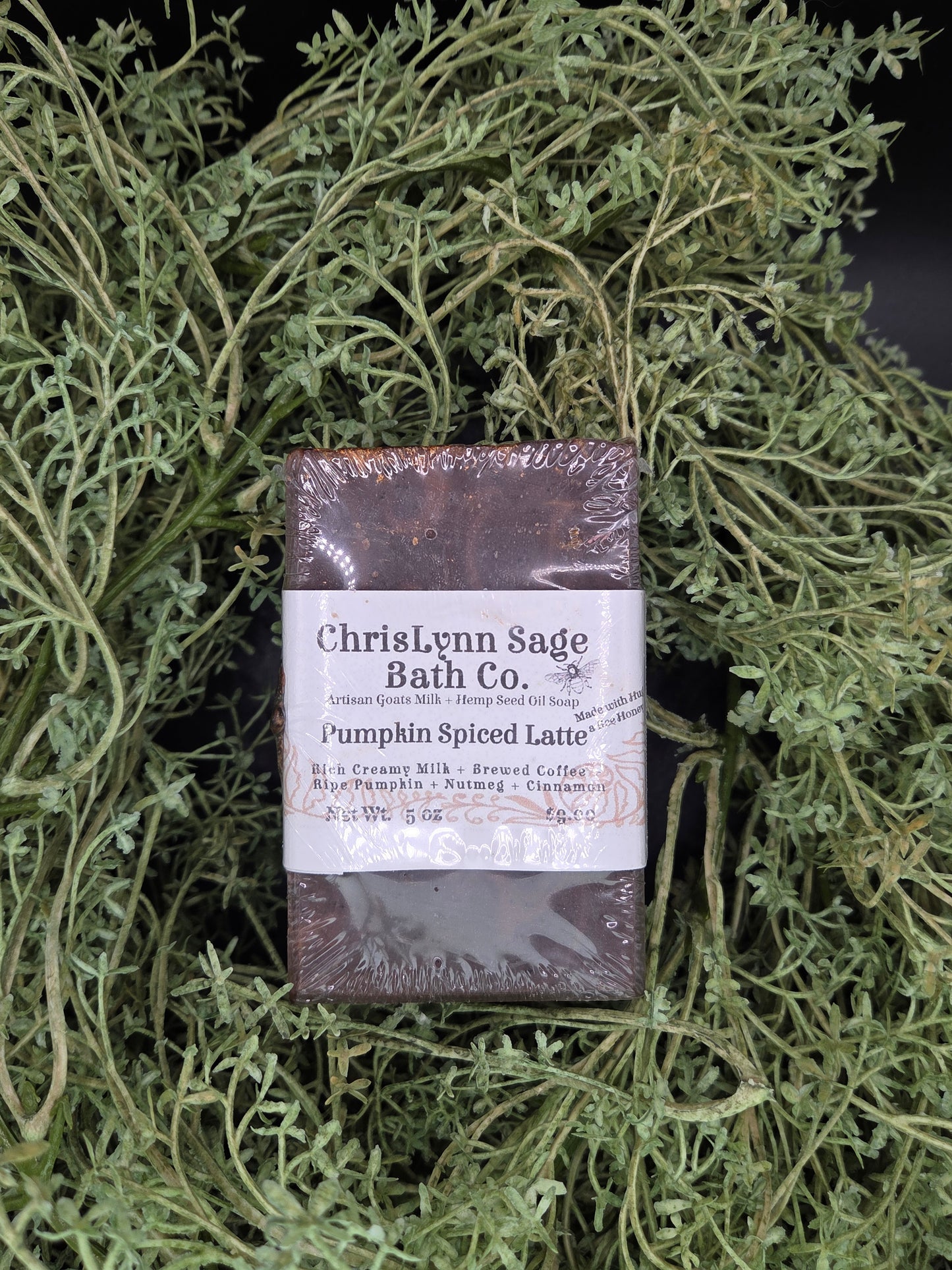 Pumpkin Spiced Latte SOAP BAR - Rich Creamy Milk + Brewed Coffee + Ripe Pumpkin + Nutmeg + Cinnamon