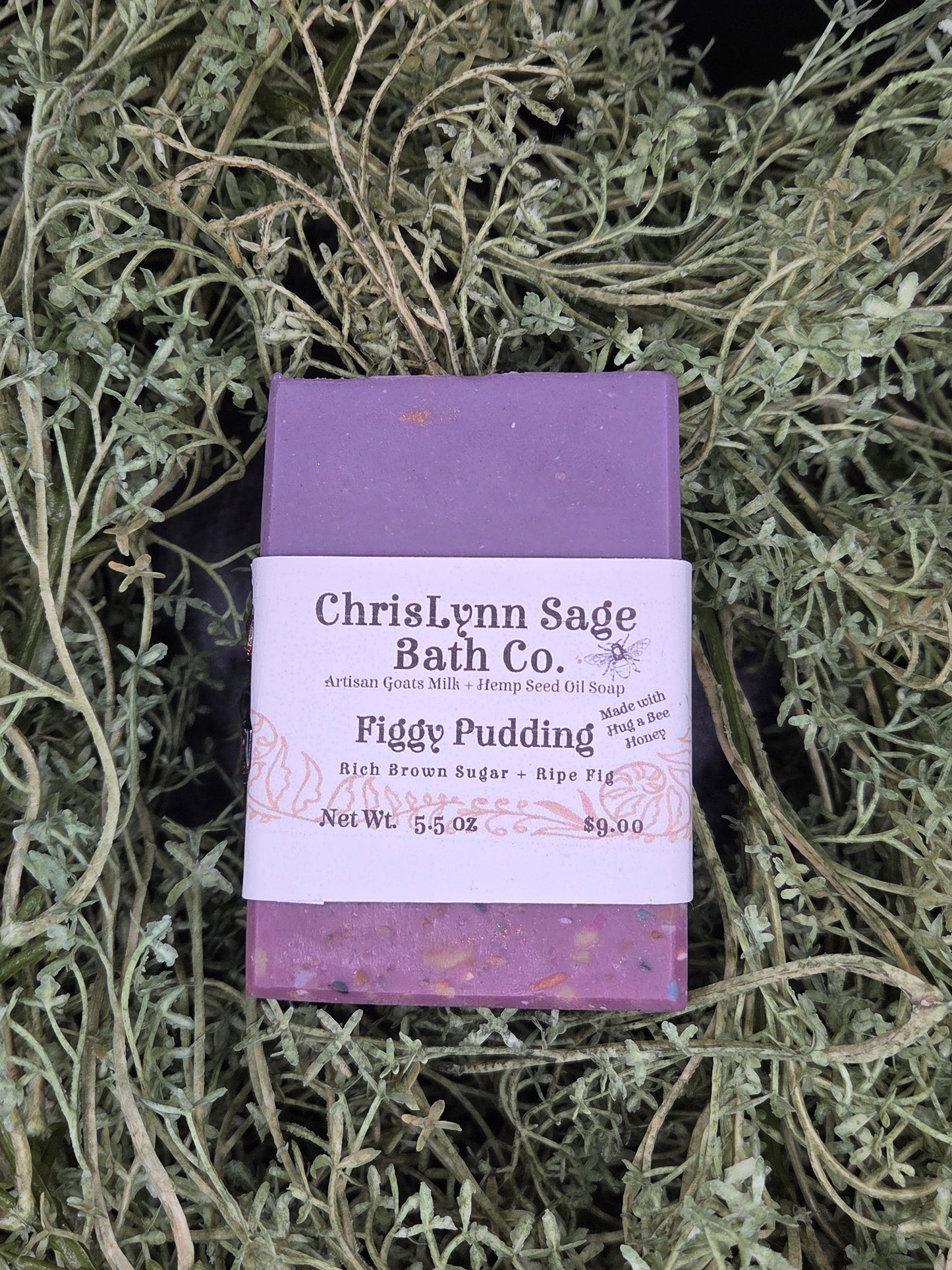 Figgy Pudding SOAP BAR - Rich Brown Sugar + Ripe Fig