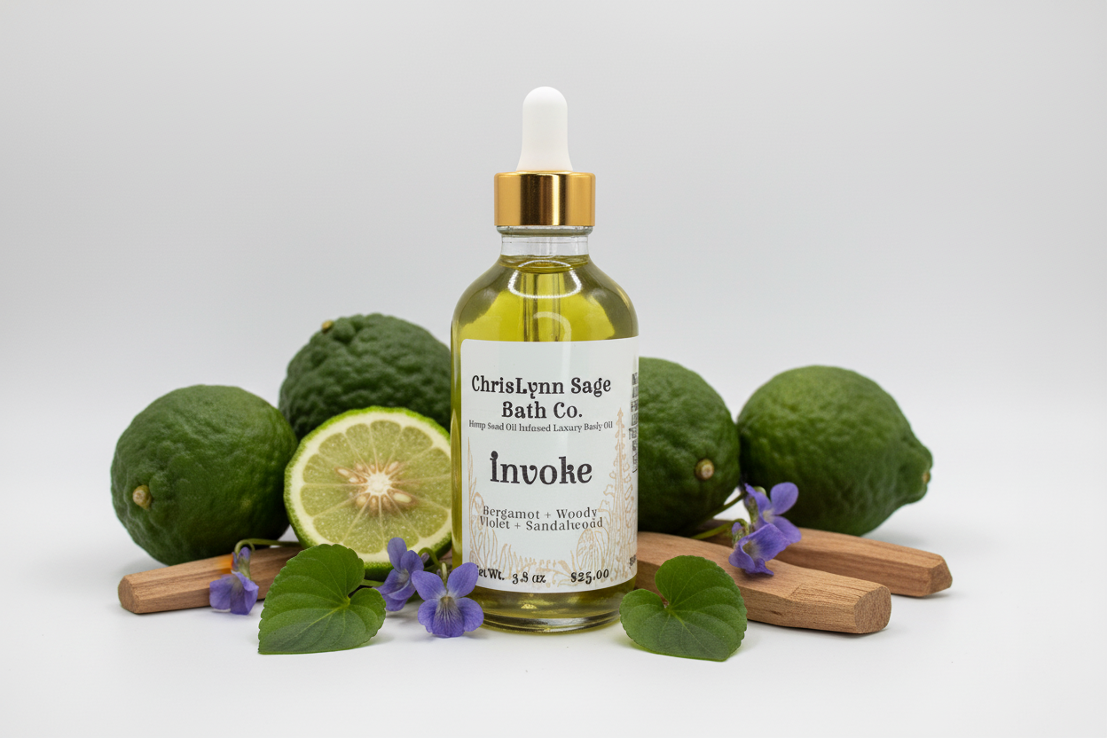 Invoke Body Oil - Pheromone Blend - Bergamot + Woody Violet + Sandalwood