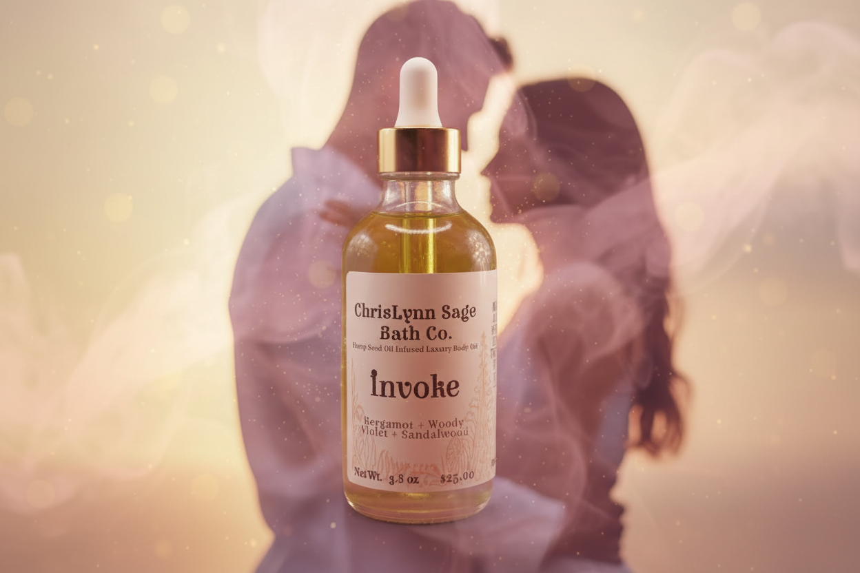 Invoke Body Oil - Pheromone Blend - Bergamot + Woody Violet + Sandalwood