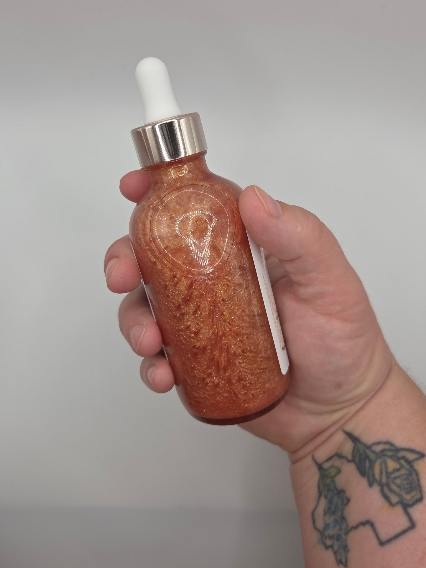 Dumb Blonde Shimmer Body Oil - Ripe Strawberries + Vanilla Ice Cream + Raw Sugar