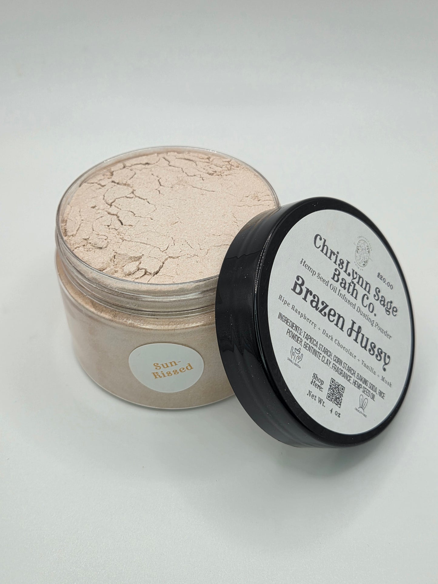 Brazen Hussy Dusting Powder - Ripe Raspberry + Dark Chocolate + Vanilla + Musk