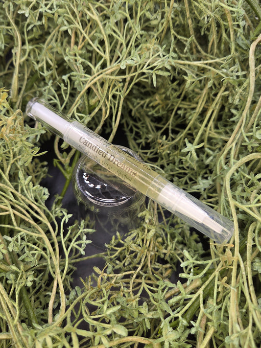 Candied Dreams Cuticle Oil - Juicy Peach + Citrus + Candied Rose Petals + Boba Milk