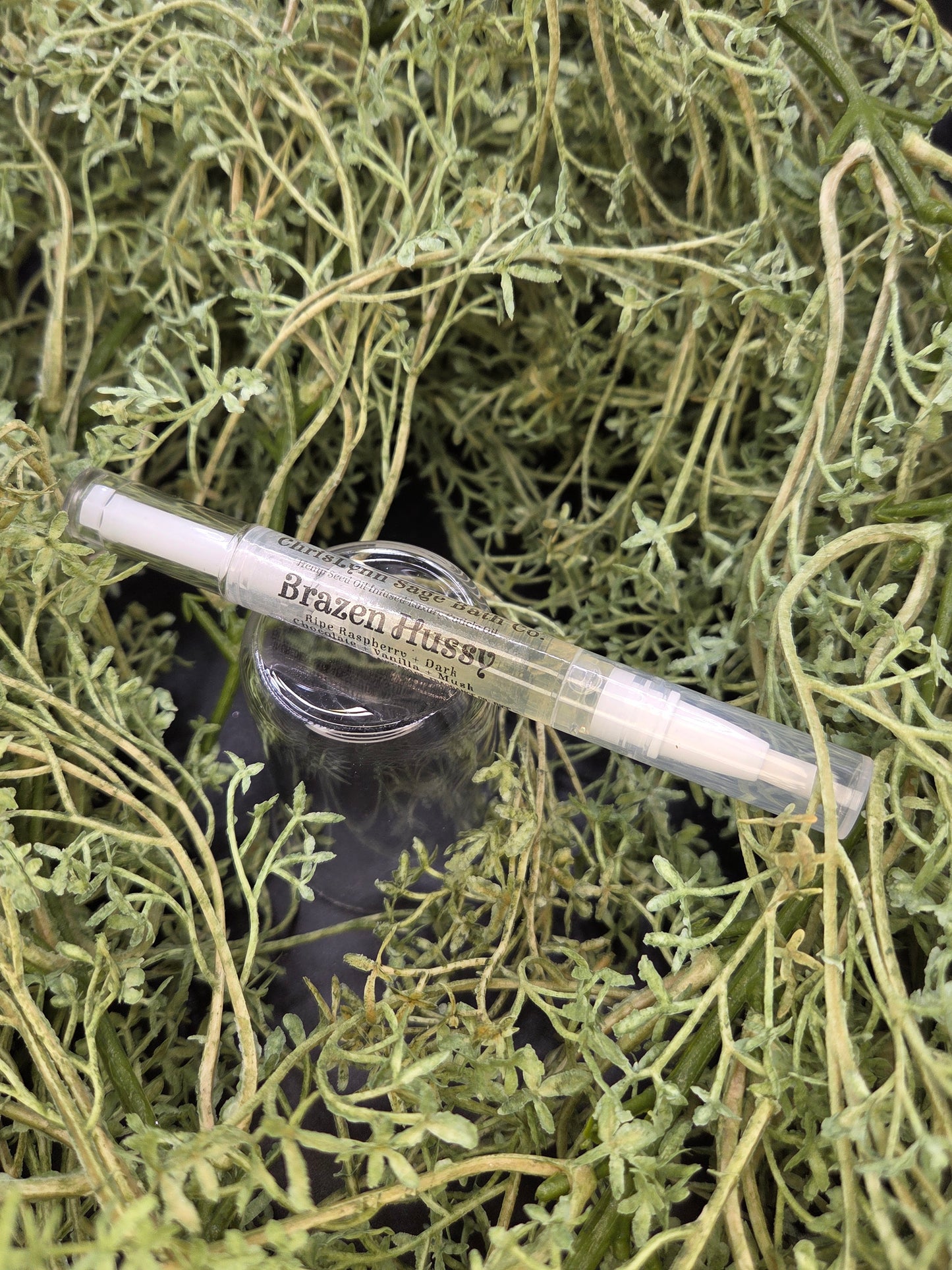 Brazen Hussy Cuticle Oil - Ripe Raspberry + Dark Chocolate + Vanilla + Musk