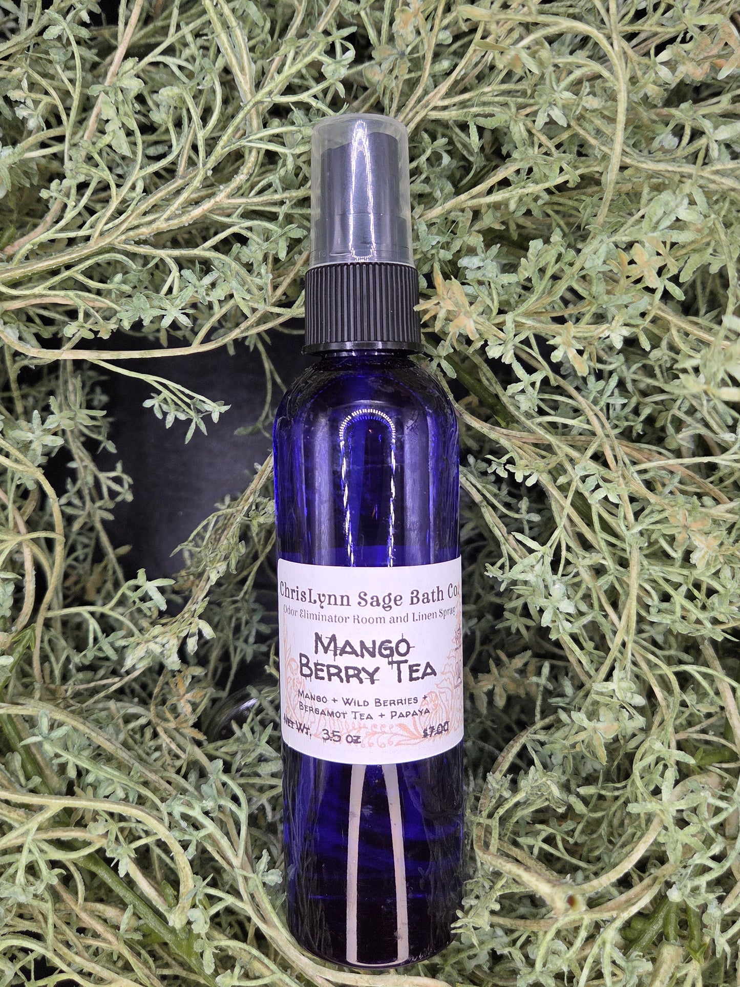 Mango Berry Tea ROOM SPRAY - Mango + Wild Berries + Bergamot Tea + Papaya