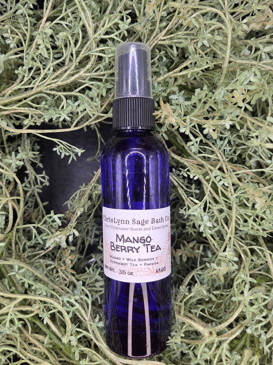 Mango Berry Tea ROOM SPRAY - Mango + Wild Berries + Bergamot Tea + Papaya