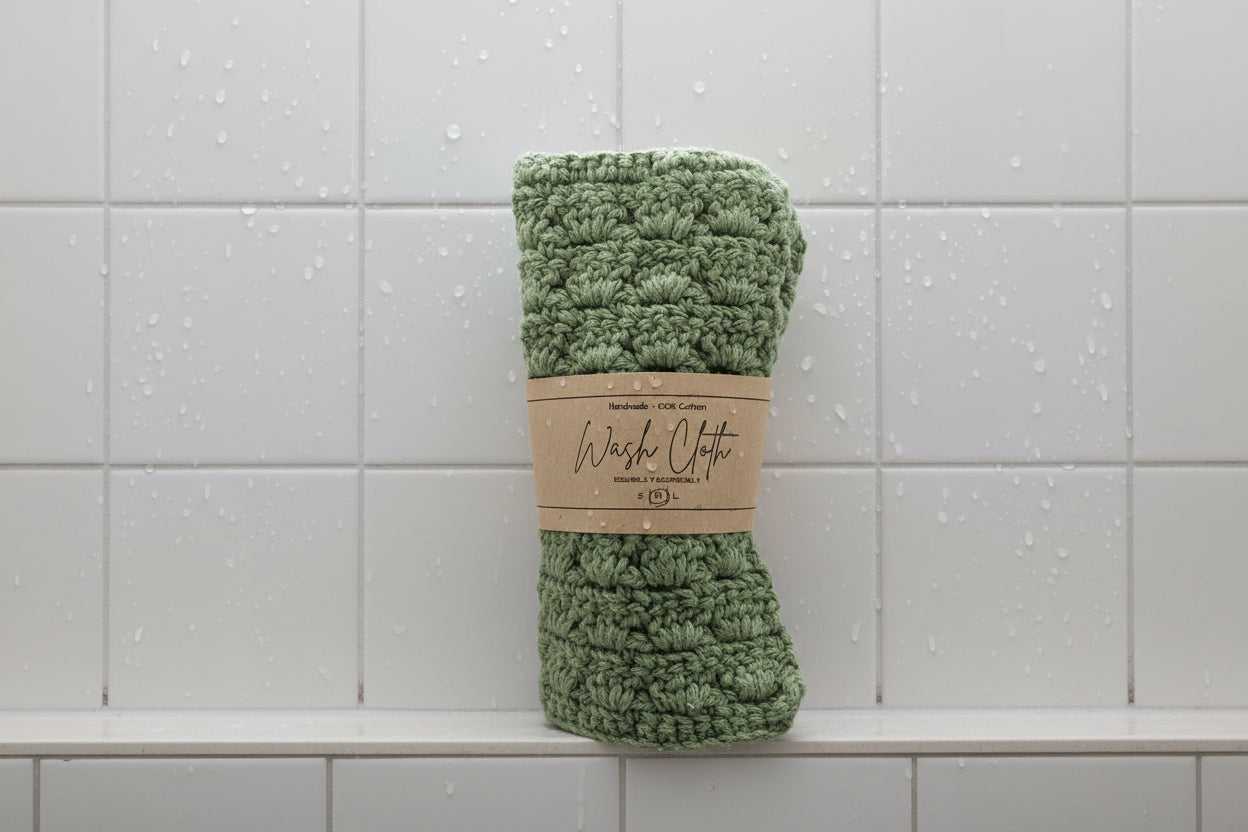 Medium Crochet Wash Cloth