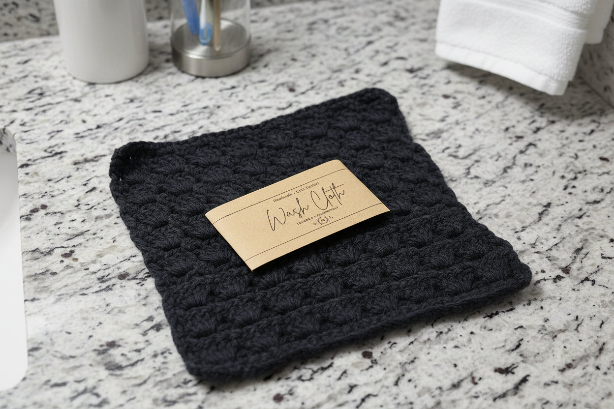 Medium Crochet Wash Cloth