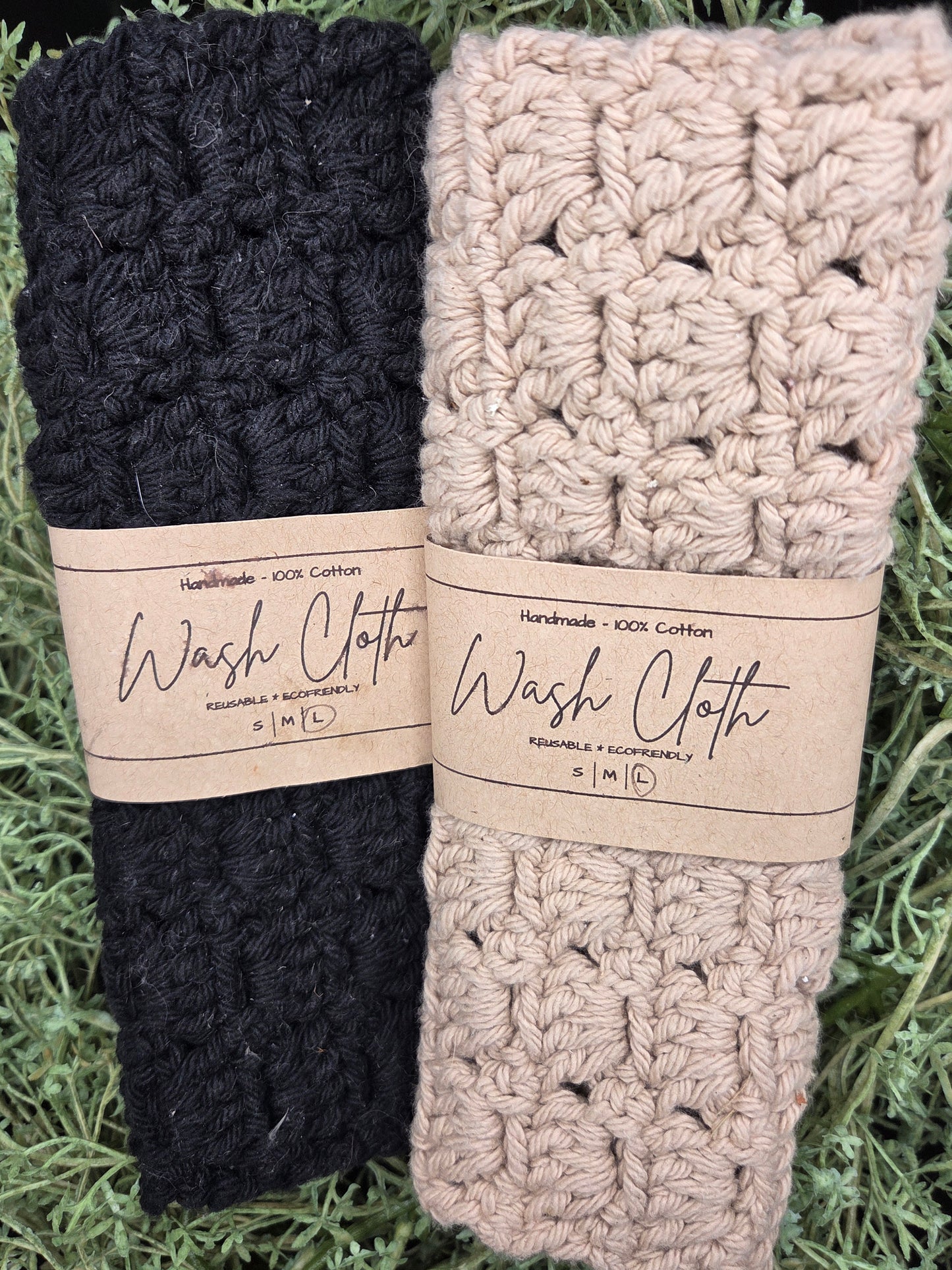 Large Crochet Wash Cloth