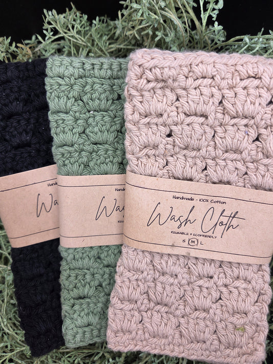 Medium Crochet Wash Cloth
