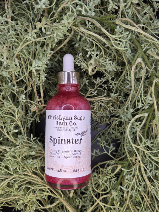 Spinster Shimmer Body Oil - Juicy Orange + Ripe Watermelon + Mixed Berries + Spun Sugar