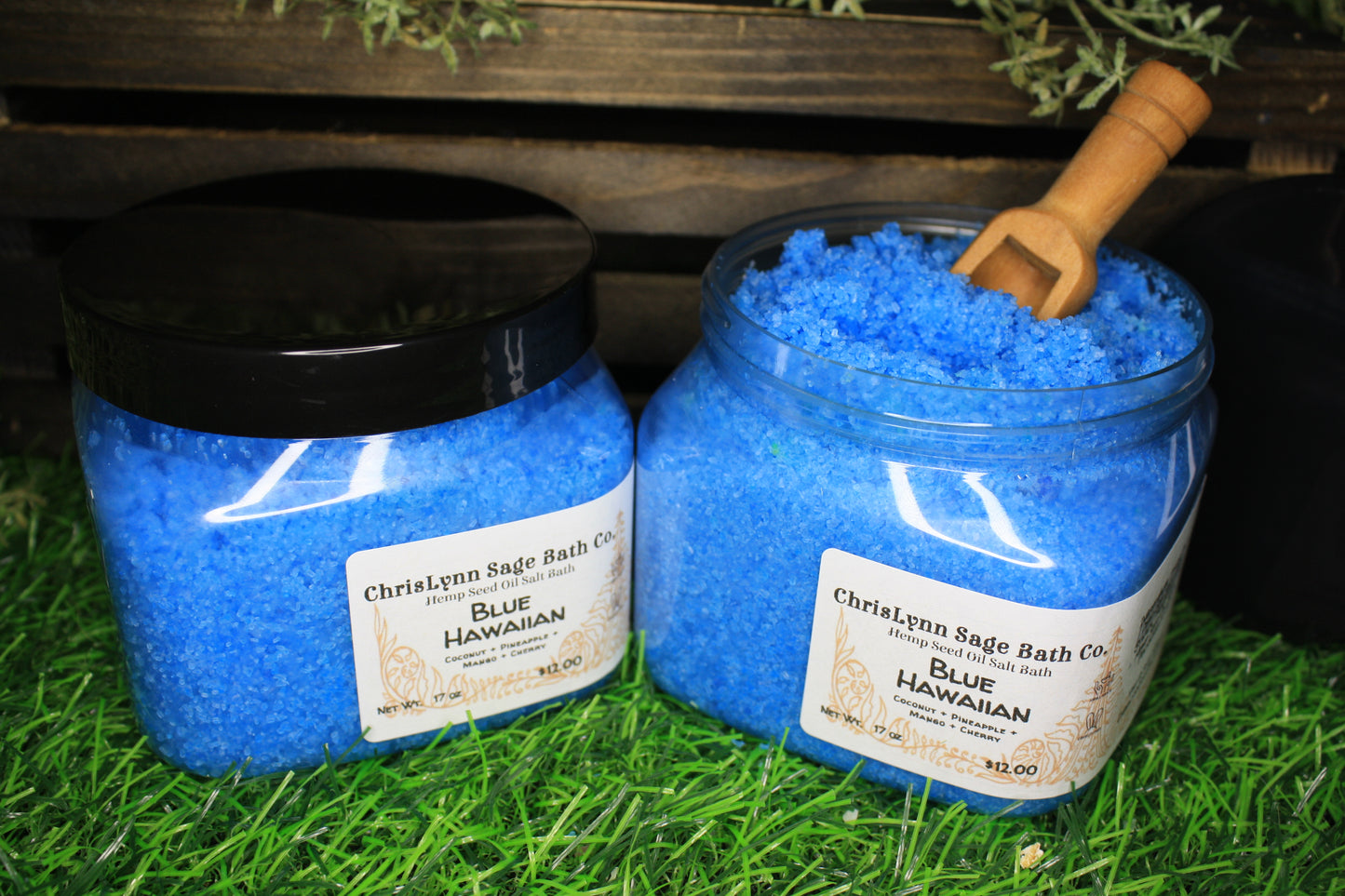 Blue Hawaiian Salt Bath