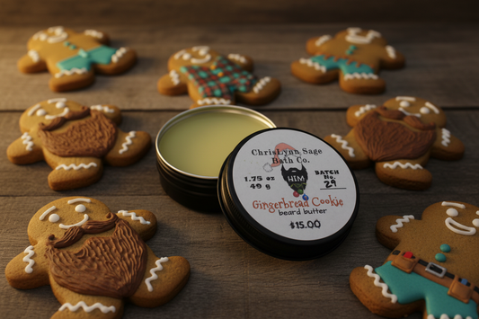 Gingerbread Cookie, HIM beard butter - Sugar + Spice + Ginger + Vanilla